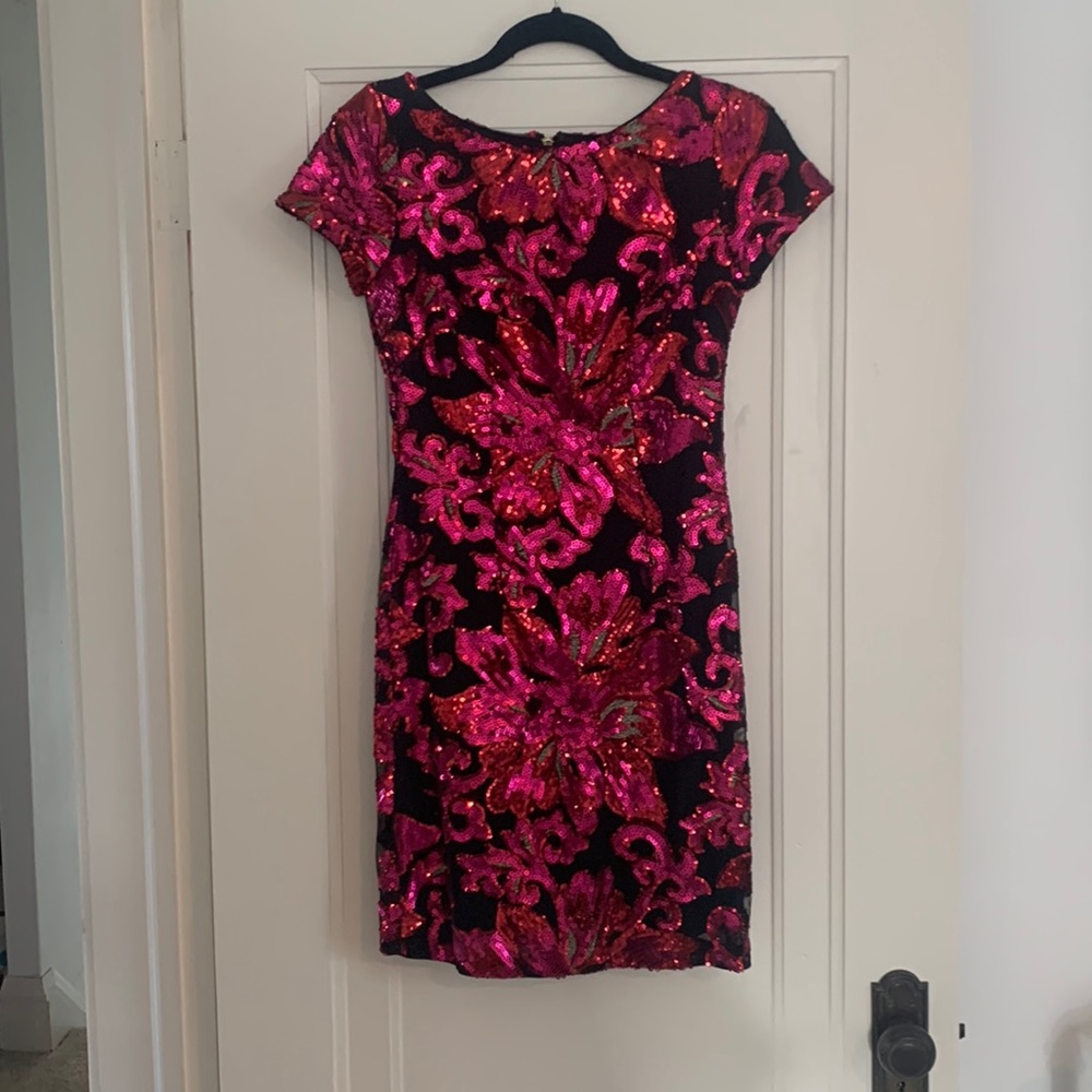 NWT beaded Alexia Admor mini dress XS